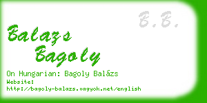 balazs bagoly business card